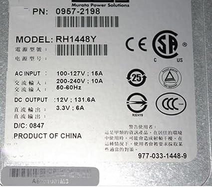 0957-2198 for RX6600 RX3600 RX4640 1600W Redundant Server Power Supply 0957-2320 RH1448Y PSU