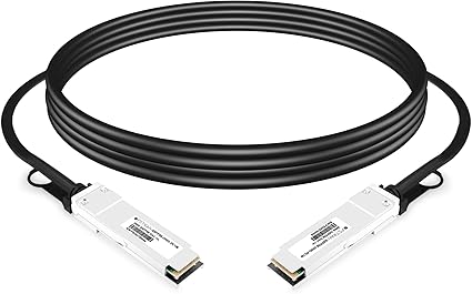 1m (3ft) 200G QSFP56 InfiniBand HDR Passive Direct Attach Copper Twinax Cable Compatible with NVIDIA/Mellanox MCP1650-H01Eyy for Quantum Switches and ConnectX-6 HCA