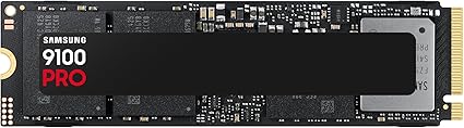 Samsung 9100 PRO Series - 1TB PCIe 5.0 x4, NVMe 2.0, M.2 Internal SSD, Up to 14,700MB/s, Fast Speed, Thermal Contorl, MZ-VAP1T0B/AM [Canada Version]